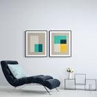 Bentuk I Framed Wall Art by Susana Paz