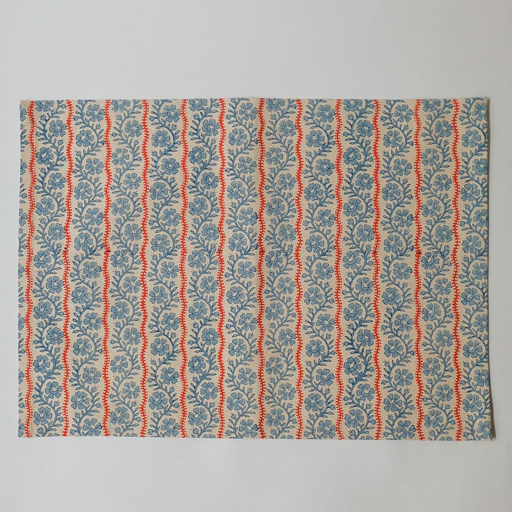 Soil to Studio Vipin Block-Printed Cotton Placemats (Set of 2)