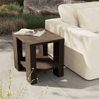 Reed Reclaimed Wood Outdoor Side Table (22&quot;)
