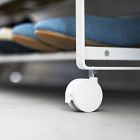 Yamazaki Tower Two-Tier Rolling Shoe Rack