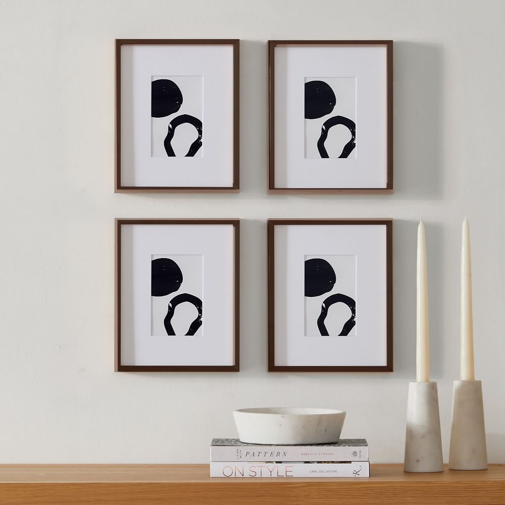 Walnut Frames 8x10, Set of 4