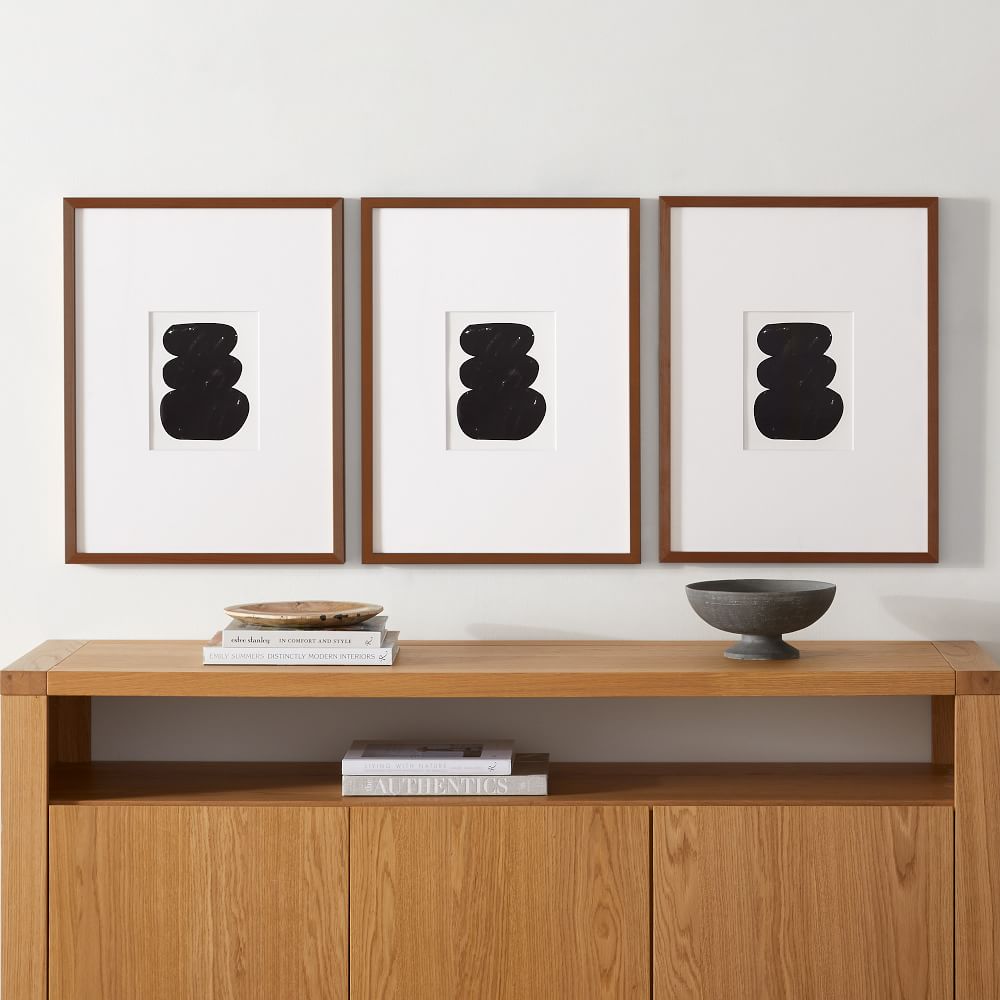 Multi-Mat Wood Gallery Frames - Walnut