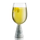 Marble &amp; Glass Wine Glasses (Set of 2)