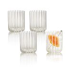 Stripe Short Tumblers (Set of 4)