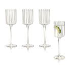 Stripe Wine Glasses (Set of 4)