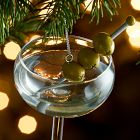 Glass Martini Ornament