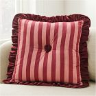 Button-Tufted Heart Pillow Cover