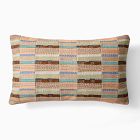 Crewel Multi Geo Block Pillow Cover