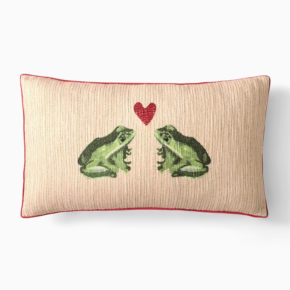 Toadally in Love - Pillow Cover + Down Alt Insert 12x21