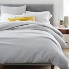 Silky TENCEL™ & Cotton Matelasse Duvet Cover & Shams