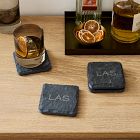 Black Slate Coaster Sets