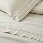 European Flax Linen Pom Pom Sheet Set