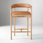 Irvine Leather Counter Stool