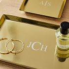 Foundations Polished Brass Metal Trays