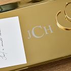 Foundations Polished Brass Metal Trays