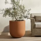 Open Box: Radius Ficonstone Indoor/Outdoor Planter, Large (21.7"D x 22.4"H) - Terracotta