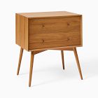 Open Box: Mid-Century Wide Nightstand (25") - Acorn