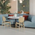 Orbit Extra Large Round Dining Table- Faux Marble