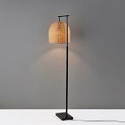 Louisa Rattan Floor Lamp (58")