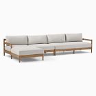 Hargrove Outdoor 3-Piece Chaise Sectional (132")