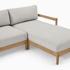 Hargrove Outdoor 3-Piece Chaise Sectional (132")