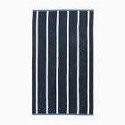 Woven Stripe Beach/Pool Towel - Black