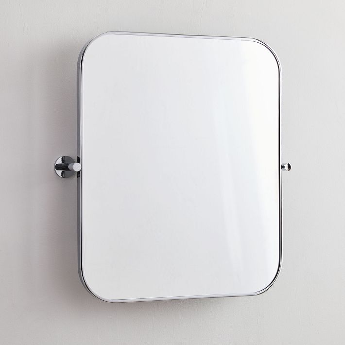 Metal Frame Pivot Wall Mirror - Rectangle | West Elm