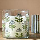 Botanical Glass Candleholders (Set of 3)