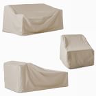 Portside Aluminum Outdoor 3-Piece Chaise Sectional Protective Cover