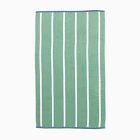 Woven Stripe Beach/Pool Towel - Black