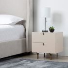 Split Leg 2-Drawer Nightstand (20&quot;)