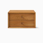 Mid-Century Wall-Mounted Nightstand (18") - Acorn