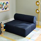 Samos Armless Chair &amp; Ottoman Set