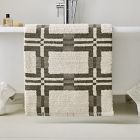 Plush Grid Bath Mat