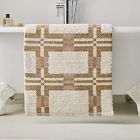 Plush Grid Bath Mat