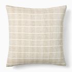 Corded Windowpane Pillow Cover