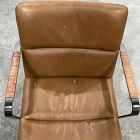 Open Box: Cooper Mid-Century Leather Swivel Office Chair