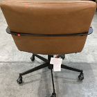 Open Box: Cooper Mid-Century Leather Swivel Office Chair