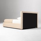 Emmett Nontufted Low Profile Bed - Wood Legs