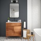 Staggered Glass 2-Light Sconce - Clear