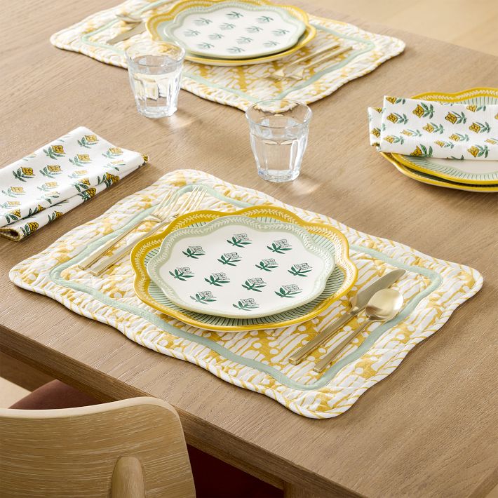 Clutch maken van stoffen placemat