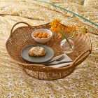 Curved Wicker Tray