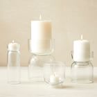 Foundations Clear Glass Candleholders