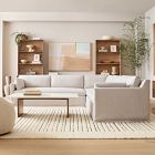 Marin Skirted Slipcover 3-Piece L-Shaped Sectional (114")