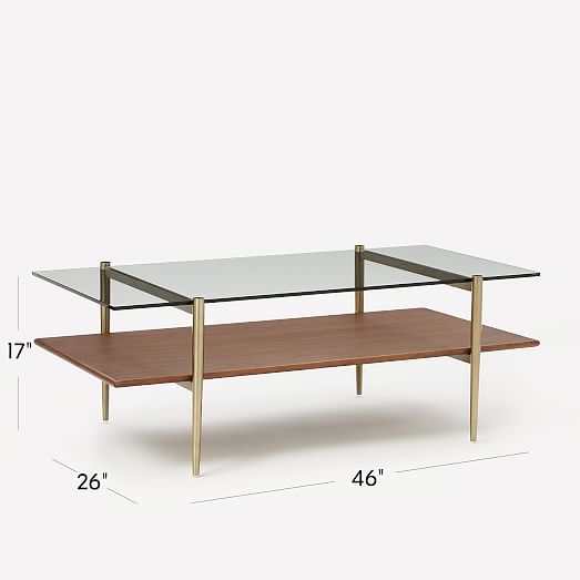 Mid-Century Art Display Coffee Table | Modern Living Room