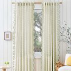 Batik Scallop Edge Blackout Curtain (Set of 2)