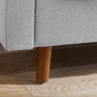 Grid-Tufted Double Corner Bed