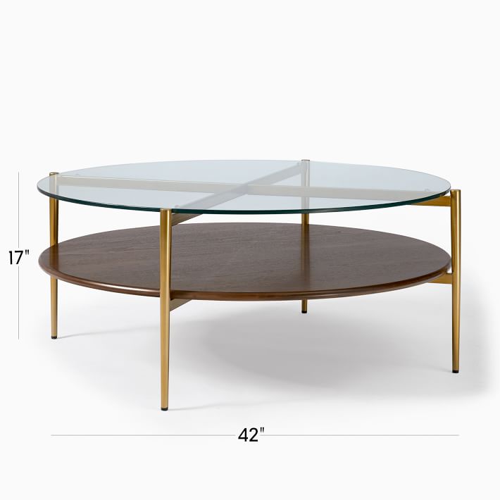 WEST ELM Art Display Coffee Table テーブル Mid-Century Art Display Coffee Table | Modern Living Room