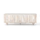 Round Cut Media Console (82")