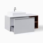 Baylor Floating Open Storage Single Bathroom Vanity (42")